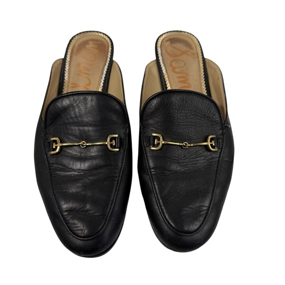 Sam Edelman Linnie horse Bit Mule black leather size 7 - Picture 3 of 9